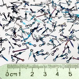 20 lancette orologio da polso Waltham blu 3/0 6/0 10L riparazione orologiai lotto ricambi vanga - Foto 1 di 9