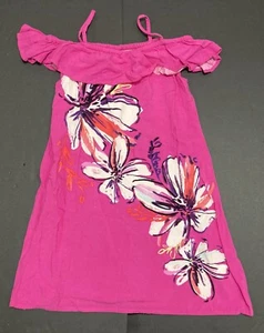 Girl's Gymboree Bright Pink Floral Sundress Size 7 EUC - Picture 1 of 3