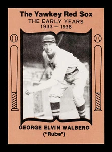 George Walberg 1972 TCMA The Yawkey Boston Red Sox - Picture 1 of 2
