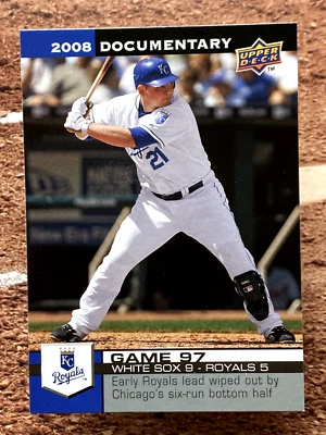 Documental Upper Deck 2008 Billy Butler #2837 Foto 1 de 2