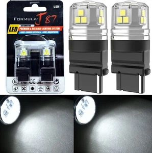 LED 15W 3456 Blanco 5000K Dos Bombillas Luz de Giro Trasera Reemplazo Señal de Giro Actualización OE - Imagen 1 de 12