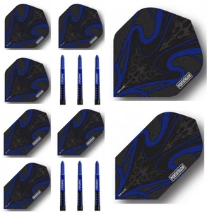 Winmau Dart Schäfte Pentathlon Dart Flight Setup Kombination