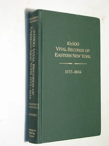 10000 Vital Records Eastern New York, 1777-1834 NY genealogy history Otesgo - Imagen 1 de 1
