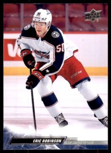2022-23 UD Series 2 Base #307 Eric Robinson - Columbus Blue Jackets
