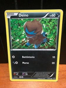 CARTA POKEMON DEINO 77/101 VITTORIE REGALI 2012 ITALIANO - Imagen 1 de 2