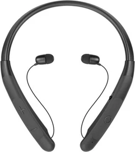 Casque stéréo sans fil LG TONE-NP3 NOIR avec écouteurs rétractables (boîte ouverte) - Photo 1 sur 11