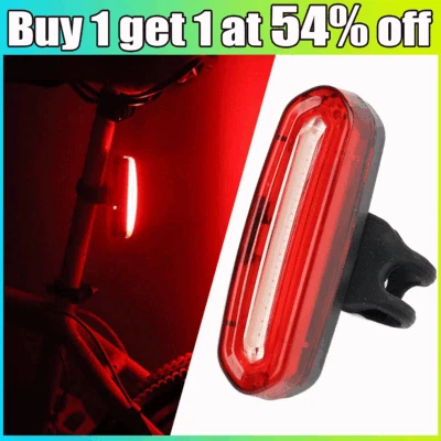 Rear Light for Bicycle Back Light Waterproof USB Rechargeable LED Bike Lights UK - Image 1 of 4