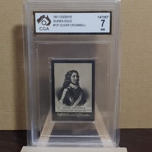 1901 Ogden's Guinea Gold #137 Oliver Cromwell CGA 7 NM