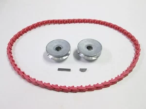 Craftsman Table Saw Belt & Pulley Kit 2 1/2" Pulleys  Keys & Fenner PowerTwist  - Picture 1 of 6