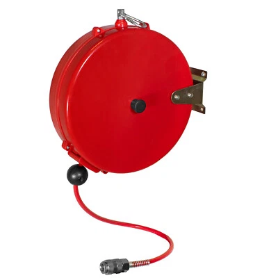 Druckluftschlauch Aufroller Automatik 10m 1/4" Druckluft PVC Schlauch Trommel - Bild 1 von 4