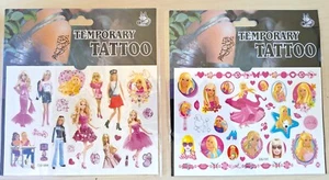 Barbie Kids Temporary tattoo birthday party favors lolly bag filler - Picture 1 of 1