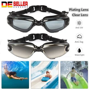 Swimming Goggles for Men Women Adult Kids Diving Googles Anti Fog DeepDive Sport - Picture 1 of 29