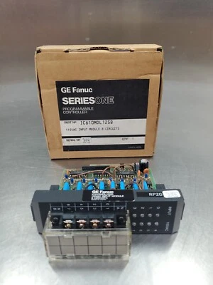 Módulo de entrada GE FANUC SeriesOne IC610MDL125B 115VAC 8 CIRCUITOS.               3D Foto 1 de 3