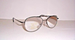 1.00 CLEAR reading glasses 100 magnification AVIATOR STYLE SPRING TEAR DROP - Picture 1 of 1