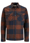 Cotton Flannel Shirt For Men Plus Sizes Long Sleeve From 3Xl To 8Xl Jack Jones