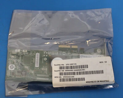 375-3397-01 Sun StorageTek LightPulse LPe11002 2-Port Fibre Channel 4Gbs Adapter - Image 1 of 3