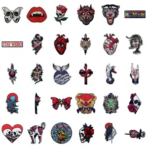 Embroidered Iron /Sew On Patches Jeans design patch 30 patterns bulk order - Picture 1 of 1