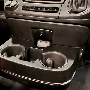 For Peugeot Boxer Black Cupholder Console - Stylish and Practical Upgrade - Picture 1 of 7