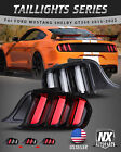 LED Taillights for 15-23 Ford Mustang Sequential Turn Signal Lights Clear Lens