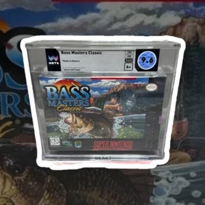 #1 POP! 9.6 A+ Bass Masters Classic Fishing SUPER NINTENDO SNES NES WATA VGA CGC - Picture 1 of 7