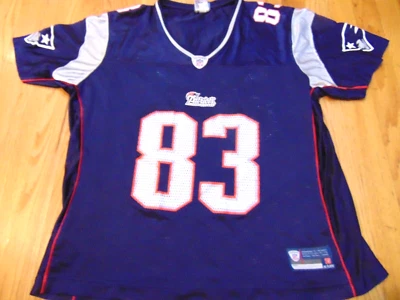 CAMISETA MUJER REEBOK NFL NEW ENGLAND PATRIOTS WES WELKER TALLA XL Foto 1 de 3