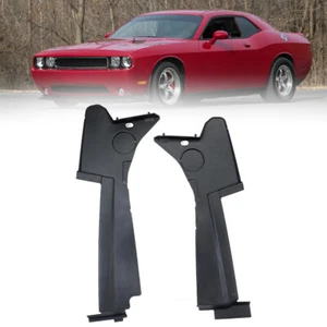 2PCS Under Hood Appearance Shield Cover Panel Fit For Dodge Challenger 2008-2014 - Picture 1 of 12