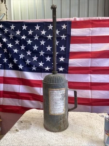 Vintage American Fire Starter Controlled Burning Torch Can (3) Scheu Products - Foto 1 di 14