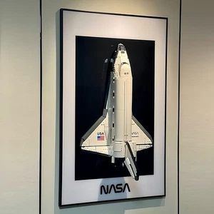31.5" Metal Display wall mount for LEGO 10283 NASA Space Shuttle Discovery - Picture 1 of 14