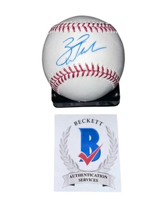 Zack Wheeler Signed Baseball Philadelphia Phillies Auto Autographed Beckett - Image 1 of 2