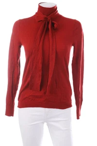 Massimo Dutti Pullover Strick Woll-Mix Seide XS terracotta - Bild 1 von 5