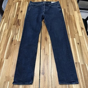Rag Bone Jeans Mens 33x32 Blue 2 Slim Denim New York Designer Dark Wash - Picture 1 of 6