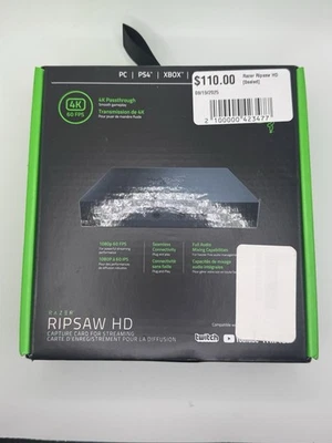 Razer Ripsaw HD In-Stream Video Capture Card - Image 1 of 4