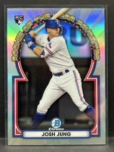 Josh Jung 2023 Bowman Rookie of the Year Favorites #ROYF-9 Texas Rangers - Picture 1 of 2