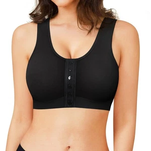Gotoly Damen Post Operation Frontverschluss Sport BH mit Bruststütze Voll - Bild 1 von 6