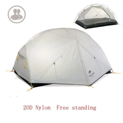 Tienda de campaña Mongar 20D nailon doble capa impermeable Foto 1 de 4