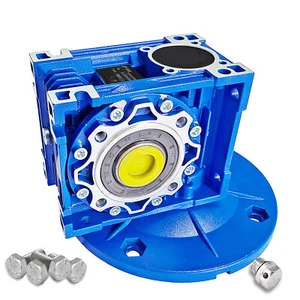 NMRV050 80B5 Schneckengetriebe Getriebemotoren 25 mm BORE WORM GEARBOX 18~240RPM - Picture 1 of 10