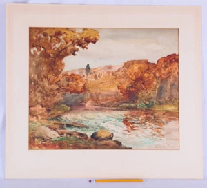 Pintura de acuarela Franklin DeHaven, 16"" x 20", en papel de acuarela, de Haven - Imagen 1 de 6