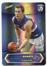 2015 AFL SELECT CHAMPIONS SP216 DALE MORRIS BULLDOGS SILVER PARALLEL CARD