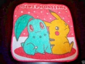 Nintendo Pokemon Pikachu Chiqorita Lugar Lavado Tela Alfombra Cumpleaños Decoración Bandai - Imagen 1 de 1