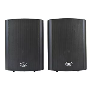 TIC BPS5-B 5" Outdoor Weather-Resistant Bluetooth Patio Speakers (Pair) - Black - Picture 1 of 5