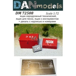 Dan Models 72508 - 1:72 Airfield Technical Drawer a Sand Box, a Box for Supplies - Picture 1 of 6