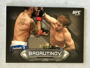 ALI BAGAUTINOV GOLD PARALLEL CARD 007/219 TOPPS UFC KNOCKOUT 2014 - Picture 1 of 2