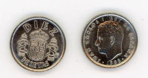 Spain - España 10 Pesetas 1985 KM 827 From Mint Roll UNC - Picture 1 of 3