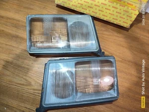 Mercedes W124 Preface Early Model BOSCH Headlight Lens Per L & R OEM NOS - Picture 1 of 19