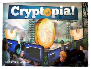 Cryptopia Board Game Cryptocurrency Blockchain Investing Family Educational - Bild 1 von 2