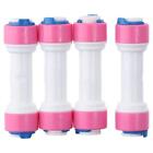 4 Pcs Straight Check Valve Water Purifier Quick Connect  RO Pure Water