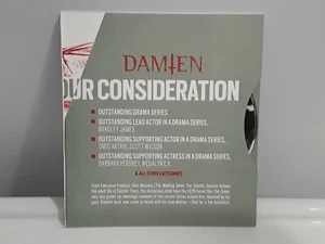 DAMIEN SEASON 1 DVD 4 EPISODES A&E 2016 FYC EMMY PROMO BRADLEY JAMES - Picture 1 of 2
