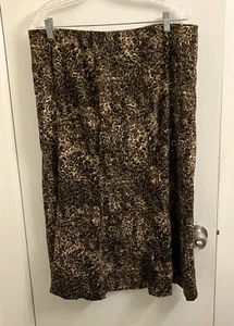 Harve Bernard Rock Leopard Größe Large lang braun schwarz beige Neu mit Etikett - Bild 1 von 8