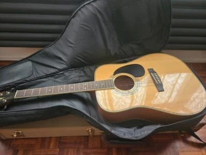 Cort AD880 Natural Satin Acoustic Guitar & ABC Music padded case - Picture 1 of 12