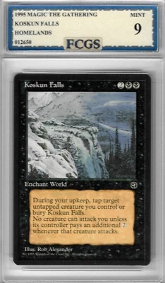 1995 MTG Koskun Falls Ice Age Graded FCGS 9 MINT POP 2 - Image 1 of 4